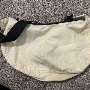 Ivory Medium Crescent Baggu